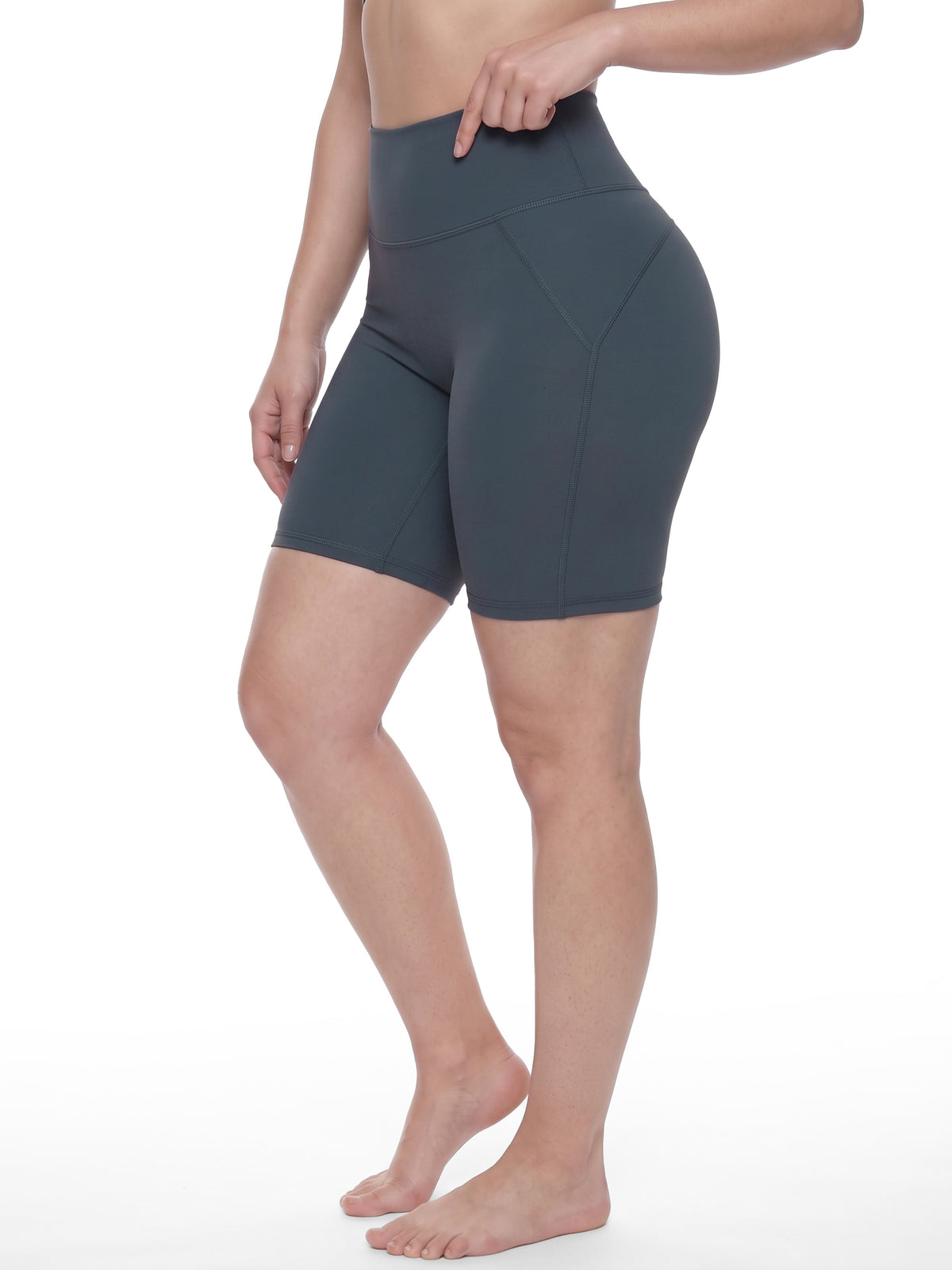 Women’s Lycra High Waisted Yoga Shorts - image 6