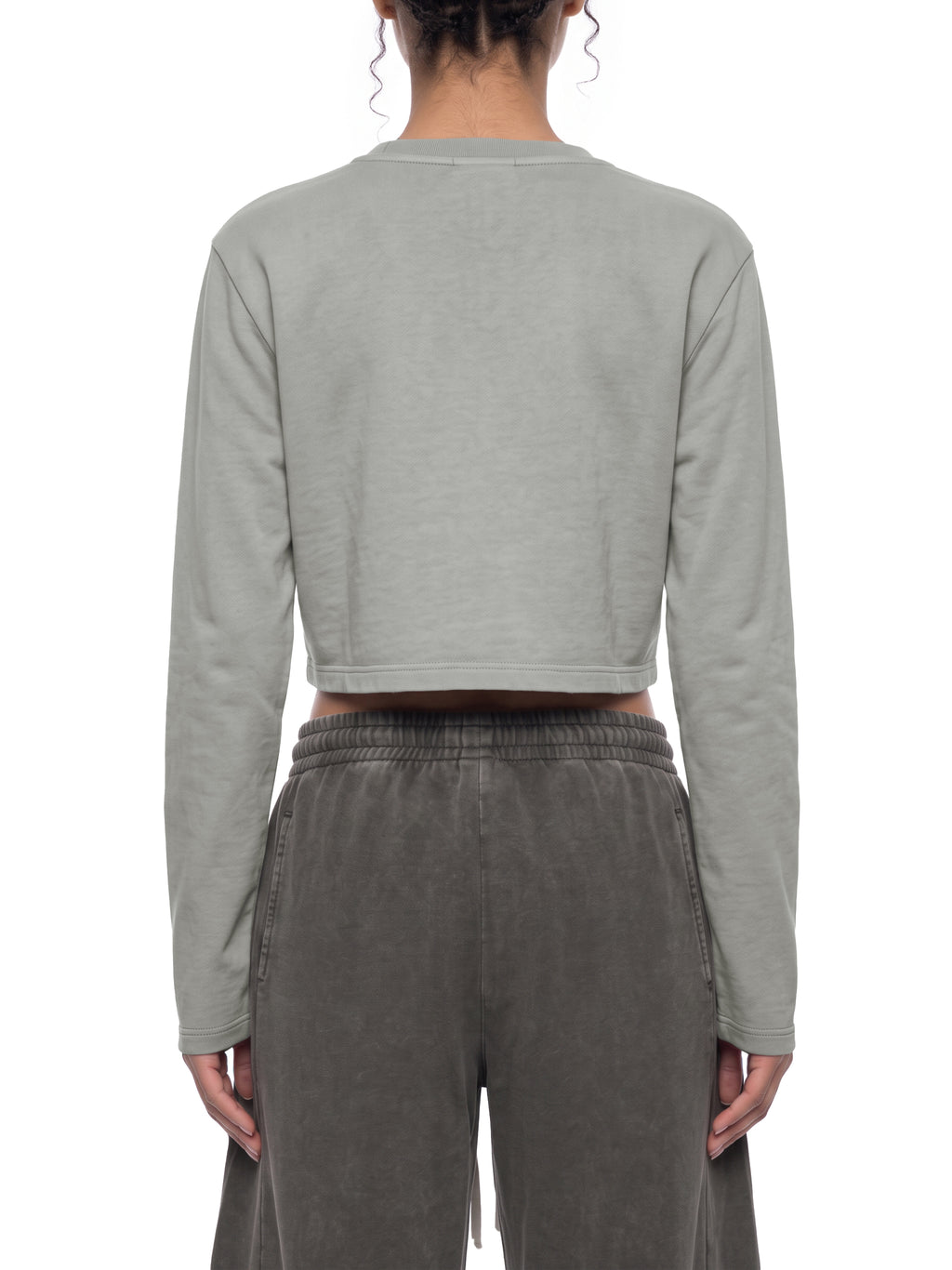 Women's Mineral Wash Crop Sweatshirt - image 5