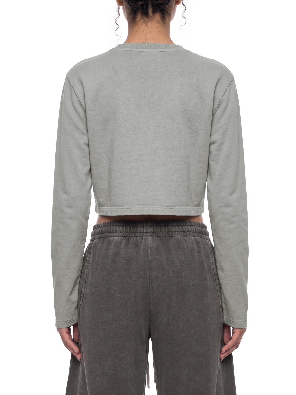 Women's Mineral Wash Crop Sweatshirt - image 5