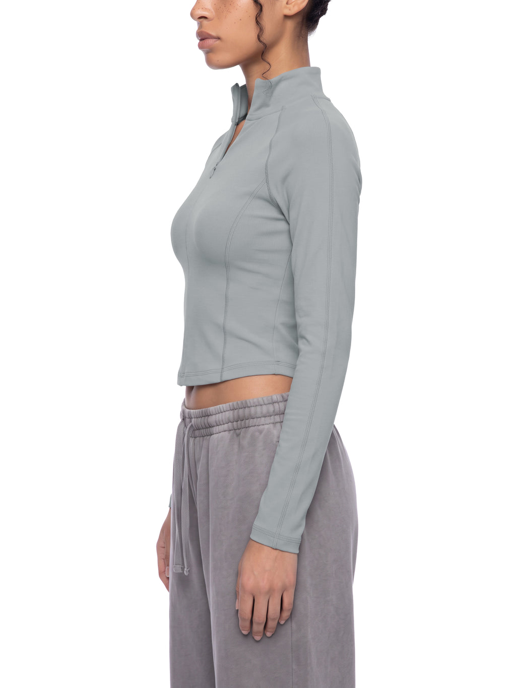 Women's Quarter-Zip Yoga T-Shirt - image 4