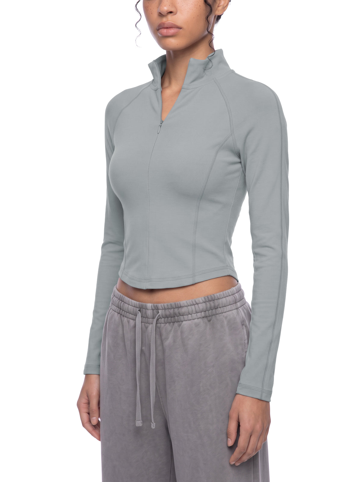 Women's Quarter-Zip Yoga T-Shirt - image 5