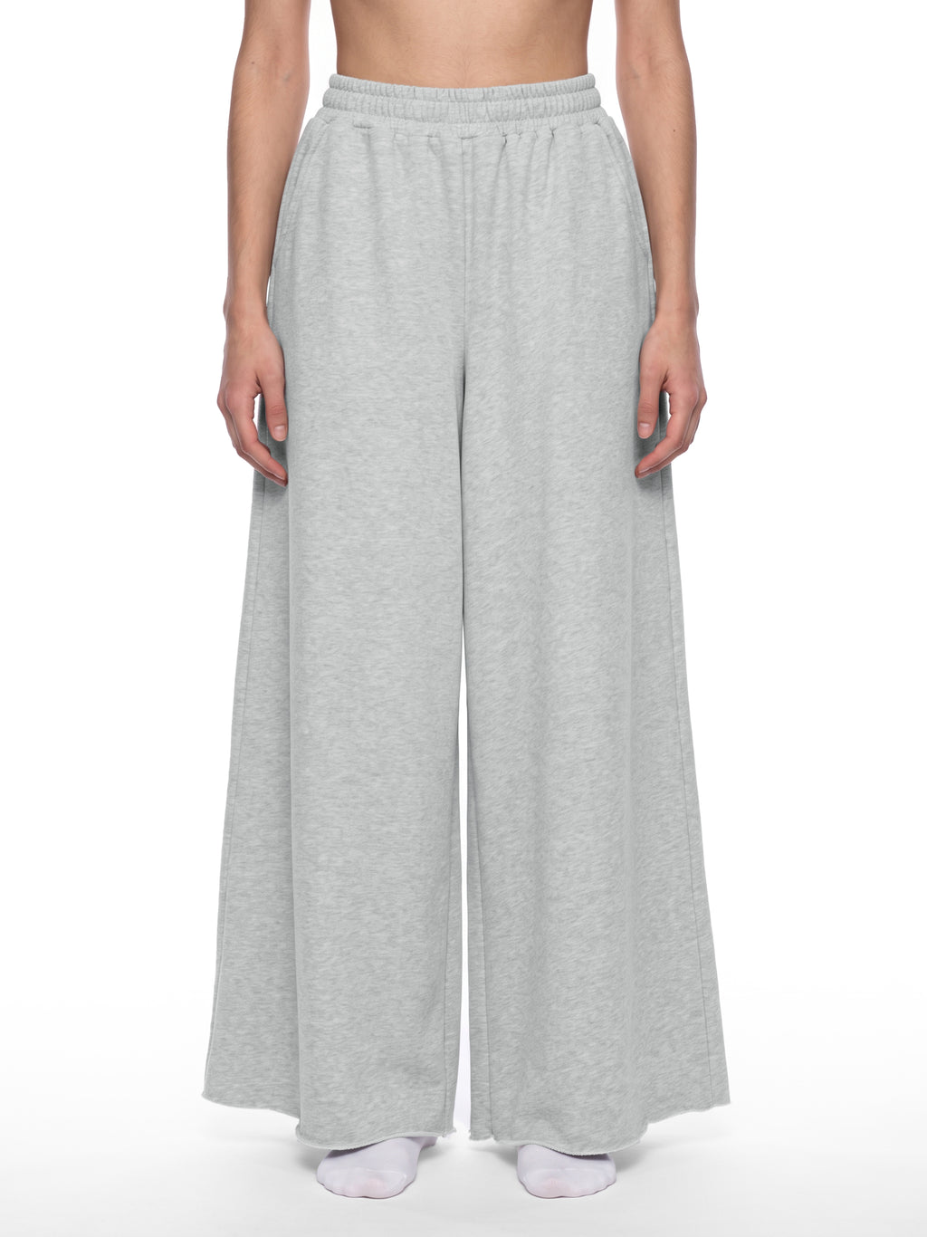 Women’s Raw-Edge Wide-Leg Sweatpants