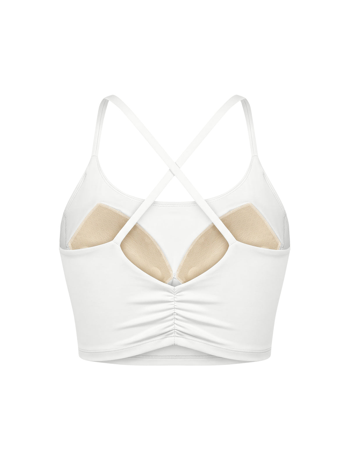 Women's Ruched Cropped Yoga Tank Top - image 17