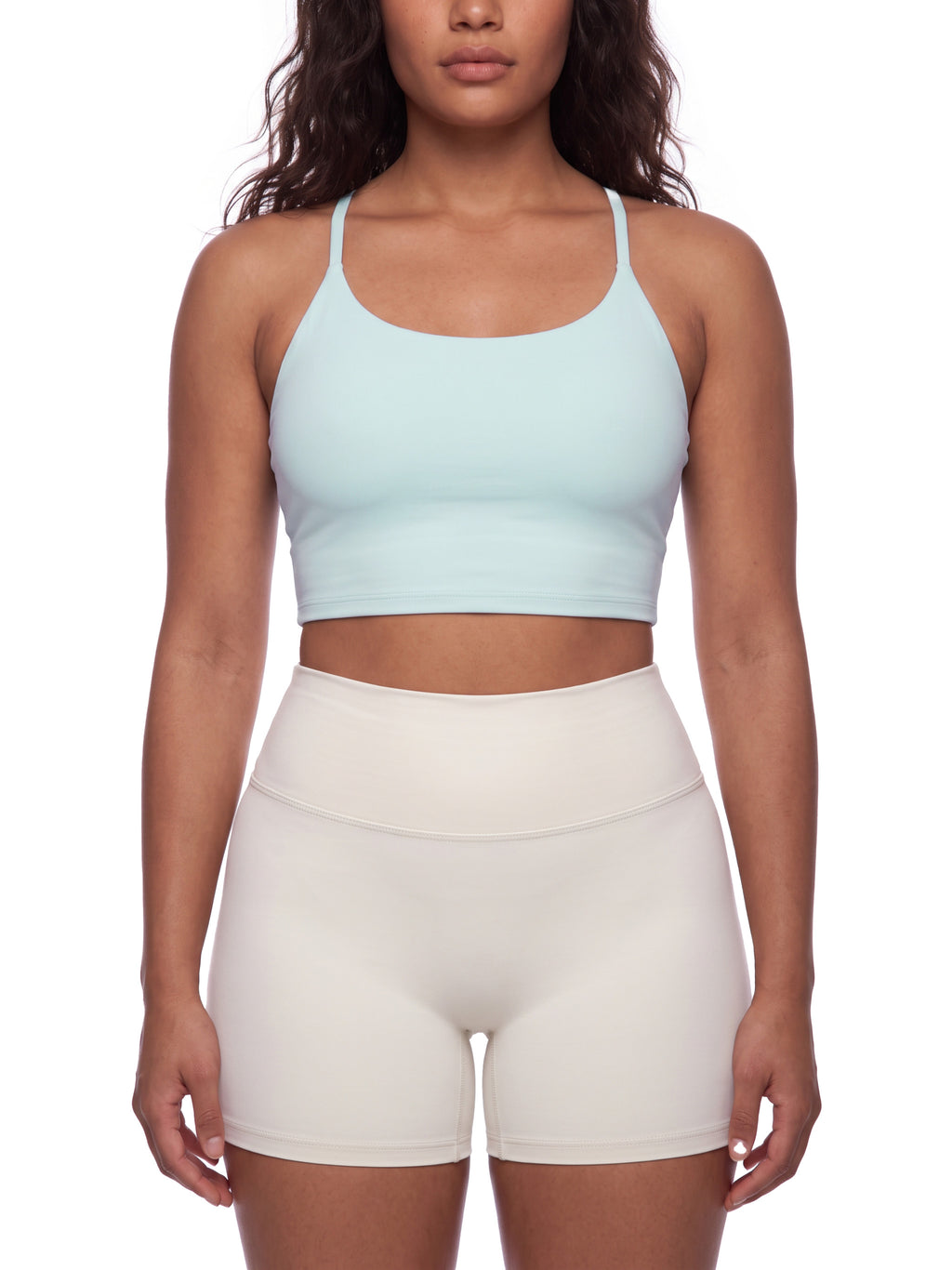 Women's Ruched Cropped Yoga Tank Top - image 3