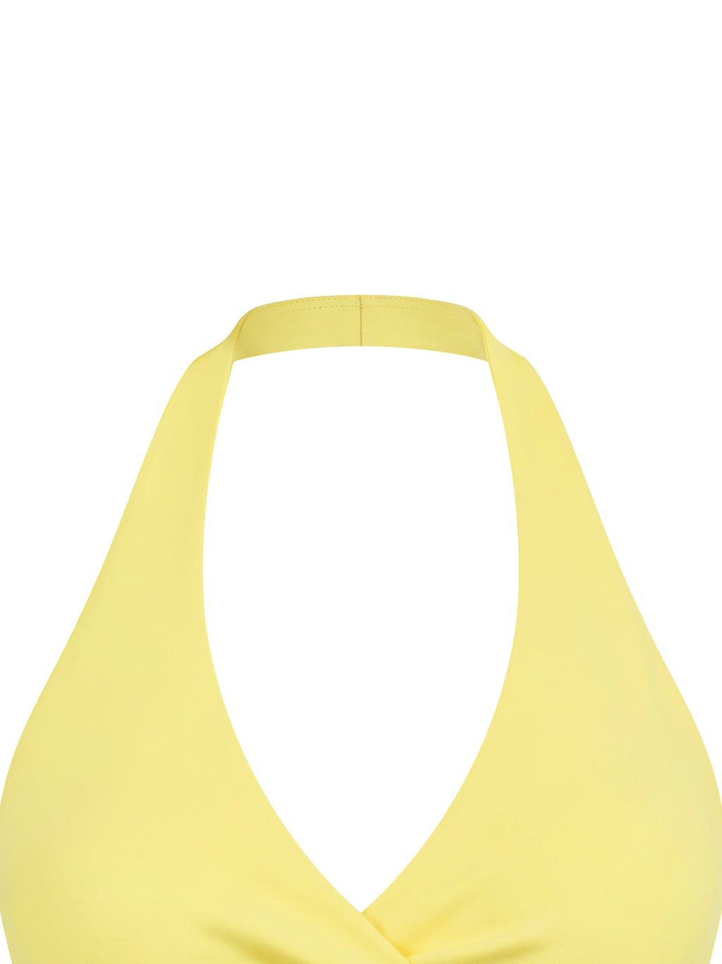 Women’s Ruched Halter Yoga Tank Top - garment detail