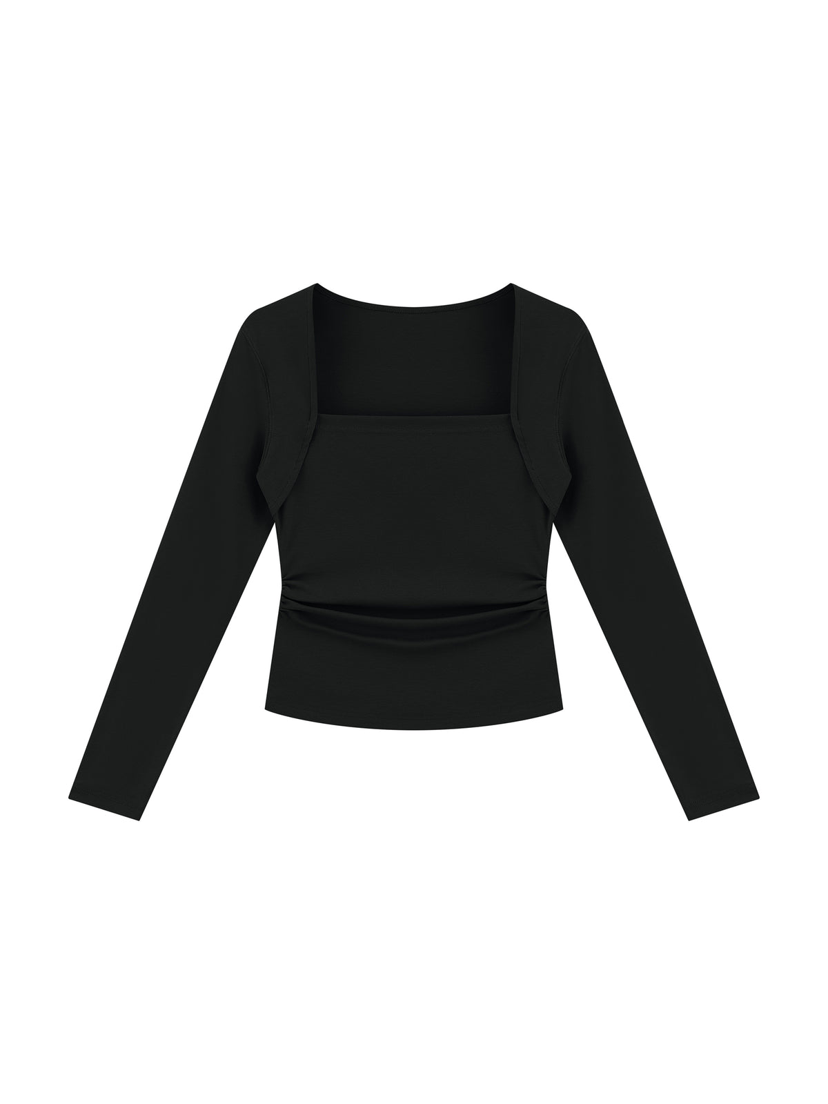 Women's Ruched Long Sleeve T-Shirt - image 14