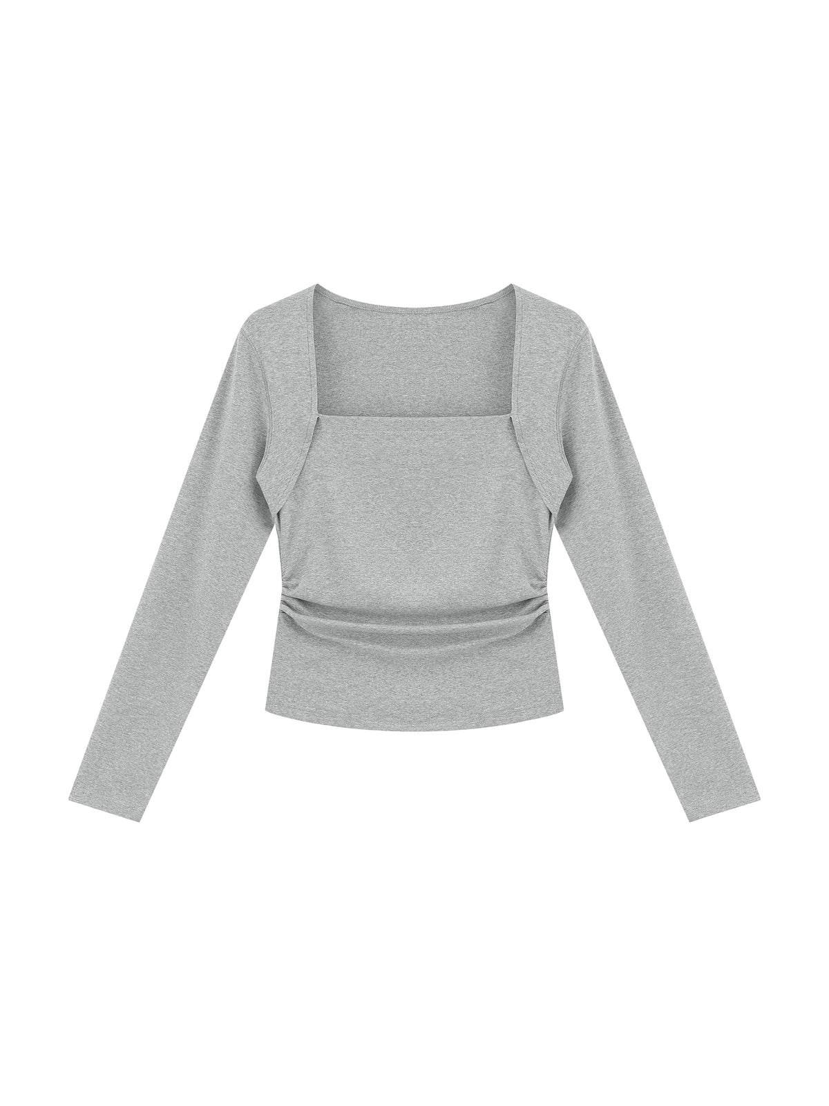 Women's Ruched Long Sleeve T-Shirt - image 16
