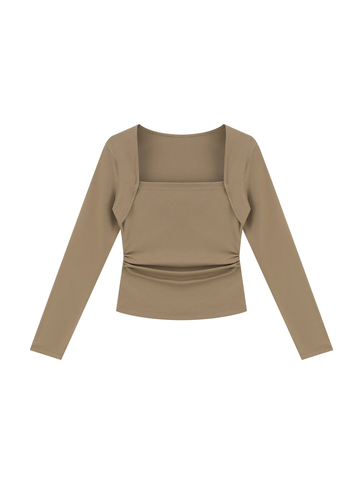 Women's Ruched Long Sleeve T-Shirt - image 18