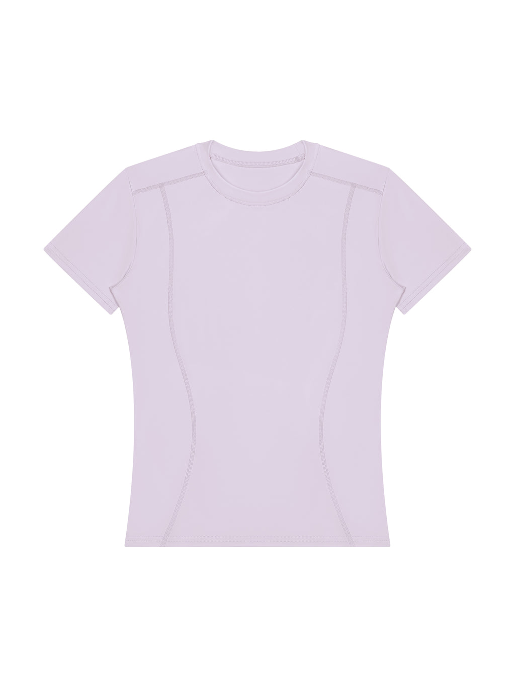 Women’s Topstitch Training T-Shirt - Light Purple front