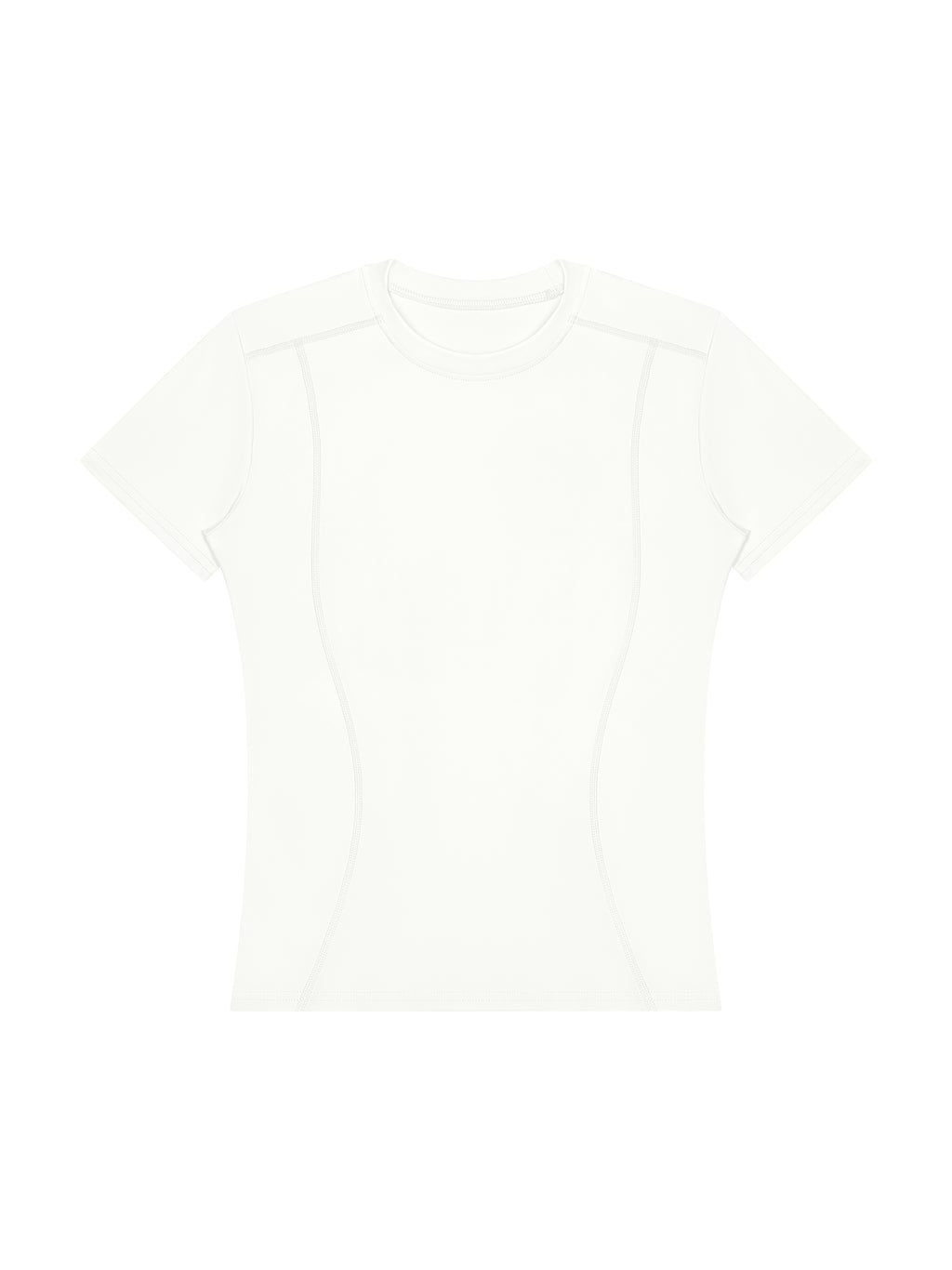 Women’s Topstitch Training T-Shirt - White front