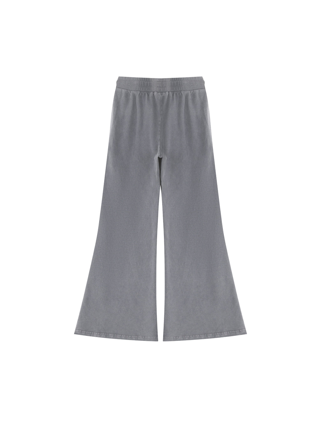 Women’s Vintage Wash Flared Sweatpants cement gray back product view