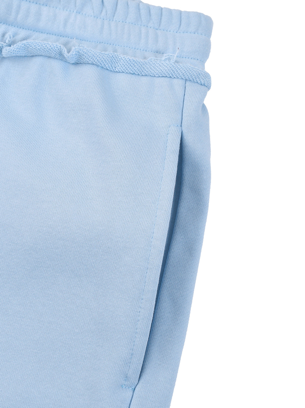 Women’s Wide Leg Raw Edge Sweatpants pocket detail